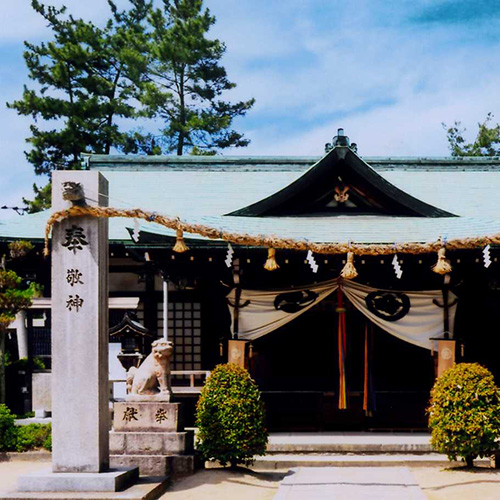 江坂周辺のおすすめスポット「江坂神社（素盞嗚尊神社）」